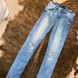 Zara TRF Destroyed Jeans